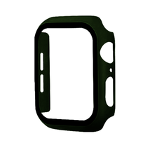 Hard PC Bumper Case w/ Tempered Glass for Apple Watch 41mm Series 7 DARK GREEN - £6.11 GBP
