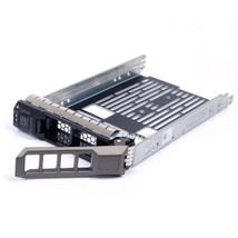 New 3.5&quot; SAS SATA HDD Hard Drive Tray Caddy For Dell PowerEdge R720 US S... - £12.74 GBP
