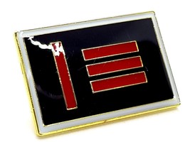 Enamel Pin Badge Master &amp; Slave Pride Rectangular Flag Gold Plated Freedom - £5.21 GBP