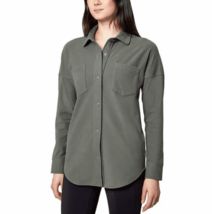 Mondetta Women S Cozy Fleece Shirt Jacket - £28.54 GBP