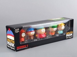 South Park Set 2.5” Figure Eric, Stan, Kyle, Kenny &amp; Butters In Collector Box - £18.06 GBP
