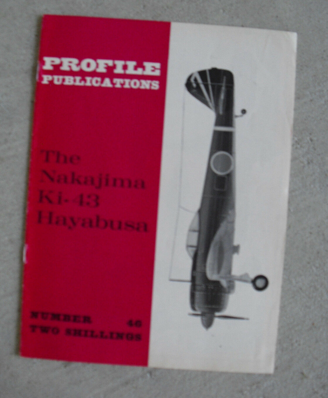 Vintage 1960s Booklet Profile Publications Nakajima Ki-43 Hayabusa Fight... - $16.83