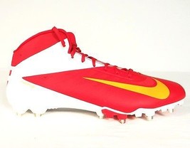 Nike Vapor Elite Hyperfuse White Red &amp; Yellow 3/4 TD Football Cleats Mens NEW - £78.30 GBP