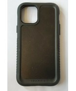 iPhone 12 Black Rigid Durable Rubber Cover Shock Proof by Cellairis  - £10.08 GBP