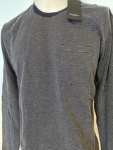 Matinique Claude Dark Navy and White Striped Long Sleeve Tee, Men&#39;s Size XL, NWT - £26.57 GBP