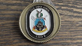 USN  Iwo Jima LHD 7  Uncommon Valor Iwo Jima Challenge Coin #636X - £14.50 GBP