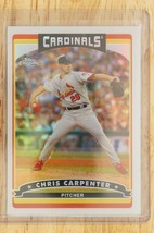 2006 Topps Chrome Baseball Card Refractor CHRIS CARPENTER #183 Cardinals - £7.78 GBP