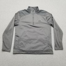 Under Armour Track Jacket Mens Medium Zip Pockets Golf Pullover - $27.57 CAD