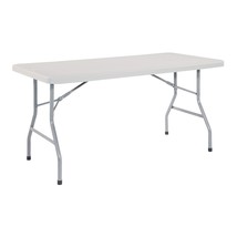 Office Star Resin Multipurpose Rectangle Table, 5-Feet Long - $150.99