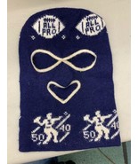 vintage stocking Hat Face mask ski retro tuque All Pro Football - $933.52 MXN