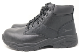 Skechers Men&#39;s Elton Steel Toe Leather Work Boots Size 9.5 New NO BOX - £29.90 GBP