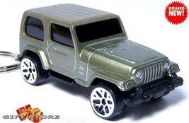 Htf Keychain Silver Jeep Wrangler Tinted Glass Custom Ltd Edition Great Gift - $58.98