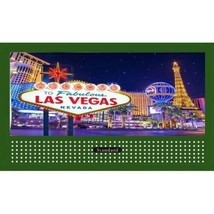 Lionel Style Billboard Glossy Insert Las Vegas &amp; American Flyer - £5.60 GBP
