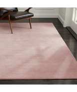 Premium Quality 5&#39; x 8&#39; Baxter Blush Hand Tufted Crate &amp; Barrel Soft Woo... - $349.00