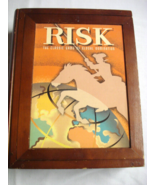 Risk Game 2005 Hasbro Parker Brothers Complete in Wooden Case - $14.99