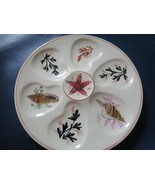 HENRIOT QUIMPER FRANCE ANTIQUE 8 3/4 &quot; OYSTER PLATE  - €106,38 EUR