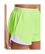 new UNDER ARMOUR womens UA PLAY UP 3.0 Shorts sz XS Gym Running neon gre... - £15.54 GBP