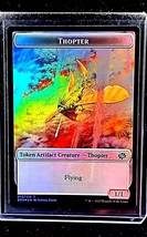 2022 MtG Magic the Gathering BRO Brother&#39;s War Thopter / Powerstone Foil Token - £1.32 GBP