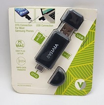 Vivitar - VIVCR46N-NOC - Sdhc / Micro Sd Card Reader Connect Usb A / Micro Usb - £7.85 GBP