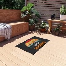 Outdoor Rug: Non-Slip Polyester Chenille for Alfresco Comfort and Style - £33.98 GBP+