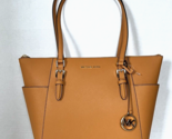 New Michael Kors Charlotte Large Shoulder Tote Saffiano Leather Cider / ... - £91.05 GBP