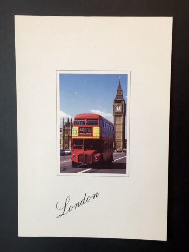 London Big Ben PC Double Decker Bus Walter Rawlings Storti Edizioni - $6.00