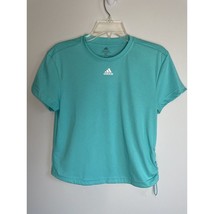 Adidas Womens Primeblue Cinch Tee Short Sleeve Tshirt Size Small - £23.97 GBP