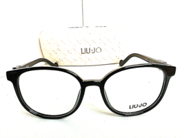 New LIU JO LJ 2632 LJ2632 001 Black 50mm Round Women&#39;s Eyeglasses Frame  - $69.99