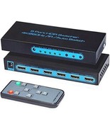 4K@60Hz HDMI Switch 5x1,FiveHome 6 Port HDMI 2.0 Switcher IR Wireless Re... - $40.75 CAD