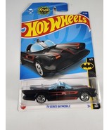 Hot Wheels 2022 TV Series Batmobile  HW Batman HCV64-M7C5 on longer card - £4.74 GBP