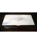 Marlboro Vintage S/Plated Table Cigarette Box c1950 Nova Scotia Football... - $226.94 CAD