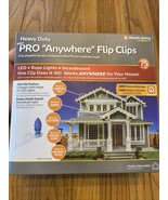 75 Heavy Duty Max Pro Anywhere Christmas Light Flip Clips Simple Living ... - $296.19 MXN