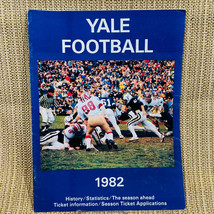 Yale Football 1982 PB Book Schedule Program Alumni Guide Stats Carmen Cozza - £12.60 GBP