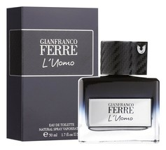 Gianfranco Ferre L`Uomo EDT 1.7oz/50ml Eau de Toilette Spray Men *Rare Perfume* - £57.71 GBP
