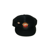 Vintage Harrah&#39;s 1990 Black Baseball Hat Cap Ball Base Harrahs 17399 - £15.76 GBP