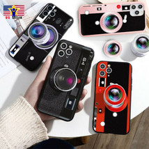 Retro Hybrid Camera Case Cover Apple iphone 11 Pro X SE 2020 XS + Phone Holder - £7.49 GBP