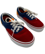 Vans Old Skool VN0A4BV400Y Corduroy Red Blue Orange White Women&#39;s Size 5.5 - €12,57 EUR