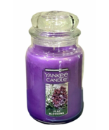 NEW Yankee Candle Lilac Blossoms Scent 22 OZ Jar Classic Single Wick Cottagecore - $28.74