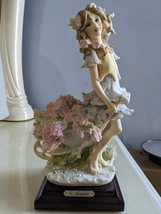 Vintage Italy Giuseppe Armani Flowers Feast Porcelain Figurine 1141P 9&quot; NIB - $145.00