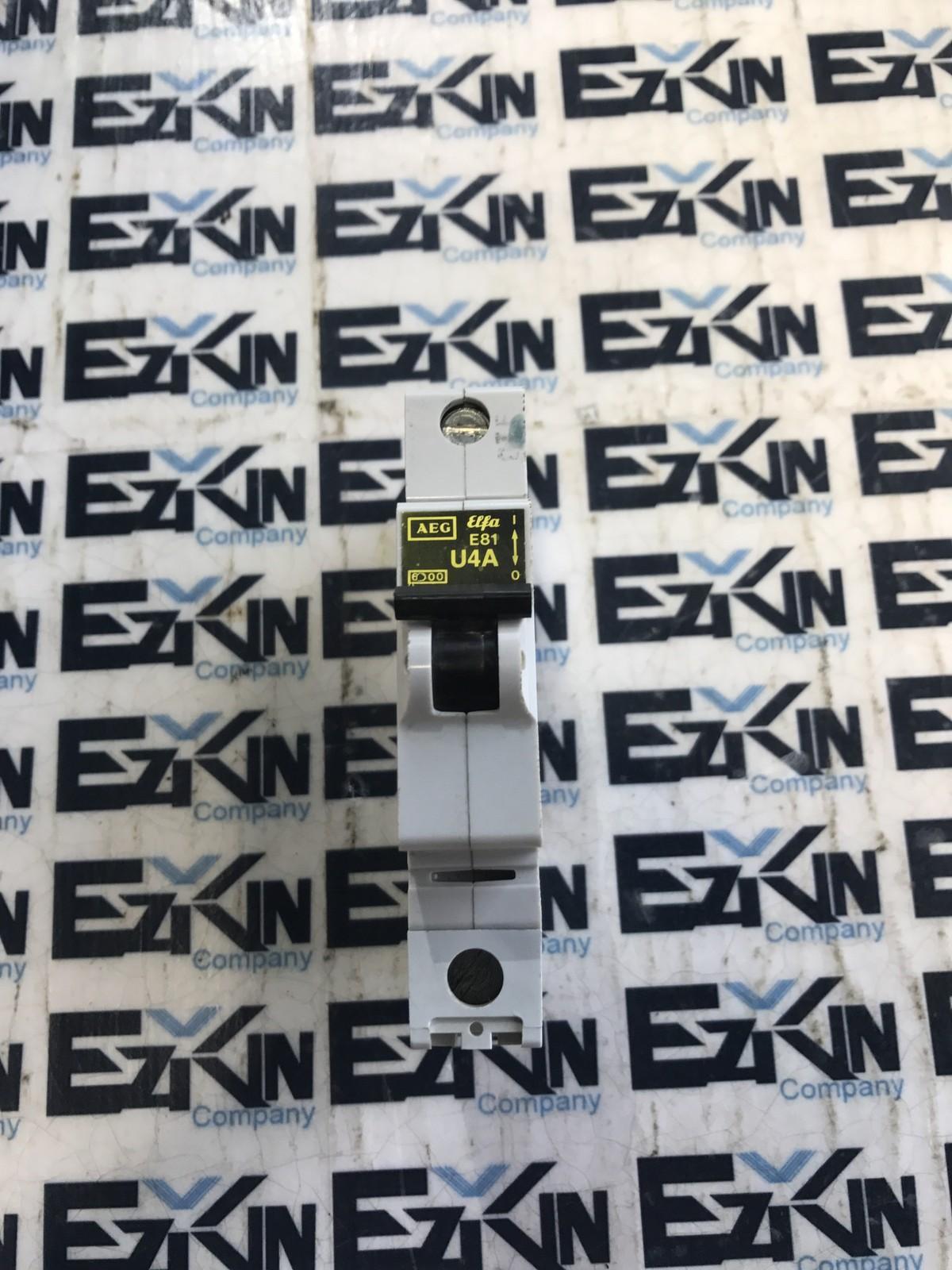 AEG E81 U4A Elfa Circuit Breaker 1-Pole 240/415V 4Amp  - $6.50