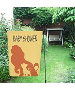 Lion King Simba Baby Shower Garden Flag 12&quot; x 18&quot; - $24.43 CAD