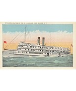 1000 ISLANDS NY-STEAMER SHIP KINGSTON ON THE ST LAWRENCE POSTCARD 1920s - $9.37