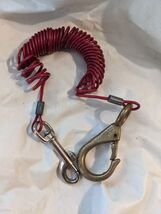 Blue Ox Tow Bar Heavy Duty Break Away 8 Feet Cable Brake Breakaway Red - $25.93