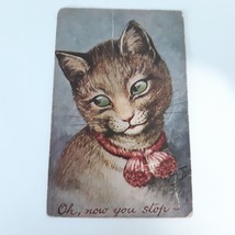 Cat Animal Postcard Pet c1910 Arthur Thiele Eyes Look Cute Cat Antique - £12.47 GBP
