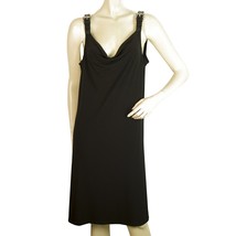 Michael By Michael Kors Black Buckle Details Knee Length dress size L - $143.55