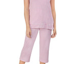 Company Ellen Tracy Pajamas Set,  2 Piece Set Short Sleeve Notch Neck Pa... - £18.93 GBP