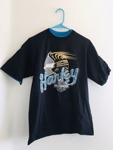 Vtg 1992 Black/Blue Thick Sleeves Harrisburgh P.A. Harley Davidson Stratman LG - £49.32 GBP