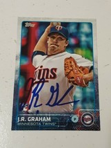 J.R. Graham Minnesota Twins 2015 Topps Autograph Card #US152 Read Description - £3.86 GBP