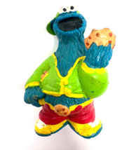 Sesame Street Cookie Monster Baseball Cap Cookie in Hand 2 3/4&quot; PVC Cake... - $92.47 MXN