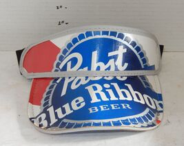 Mens Womens Pabst Blue Ribbon Golf Visor Hat Cap Blue Red White - $24.70